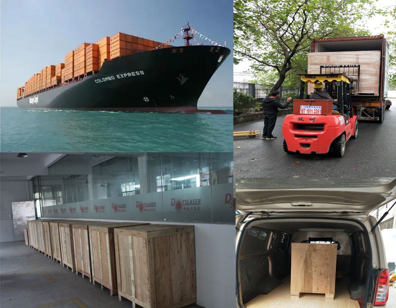 Laser machine shipping
